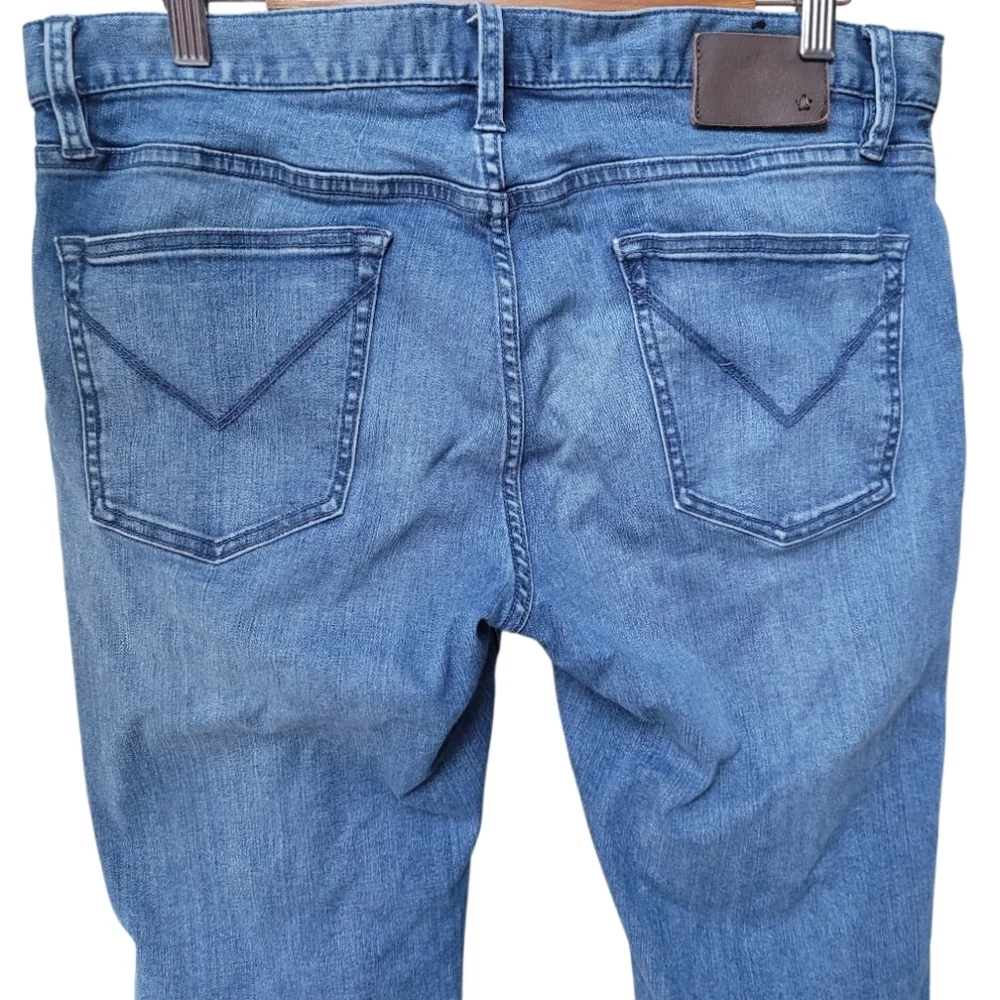 John Varvatos Bowery Slim Straight Jeans Blue Denim Size 33X29